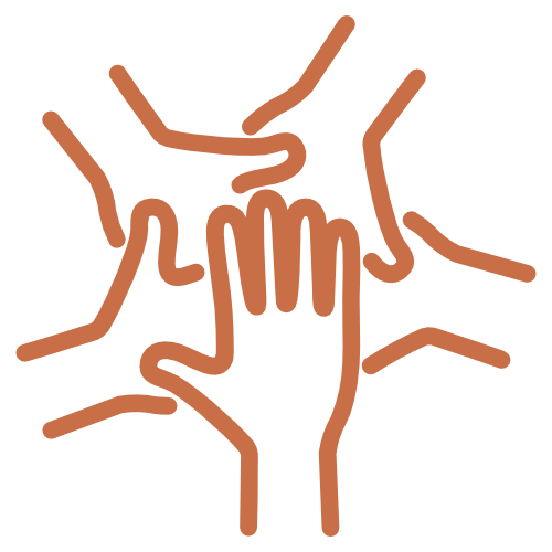hands put together